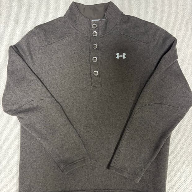 언더아머 빈티디 반집업 니트 XXL 사이즈