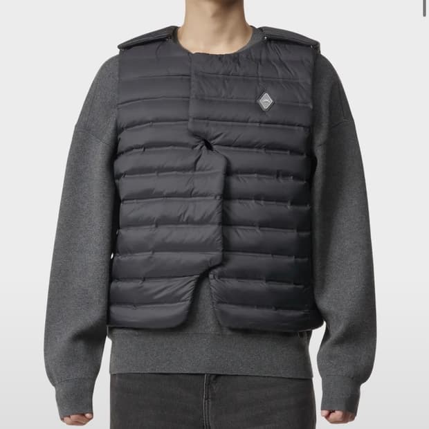 A-COLD-WALL* STRATUS PUFFER GILET BLACK