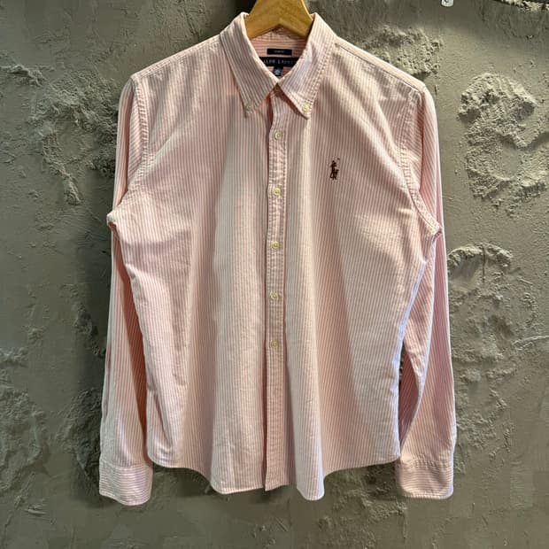 10 랄프로렌RALPH LAUREN 스트라이프 셔츠 핑크