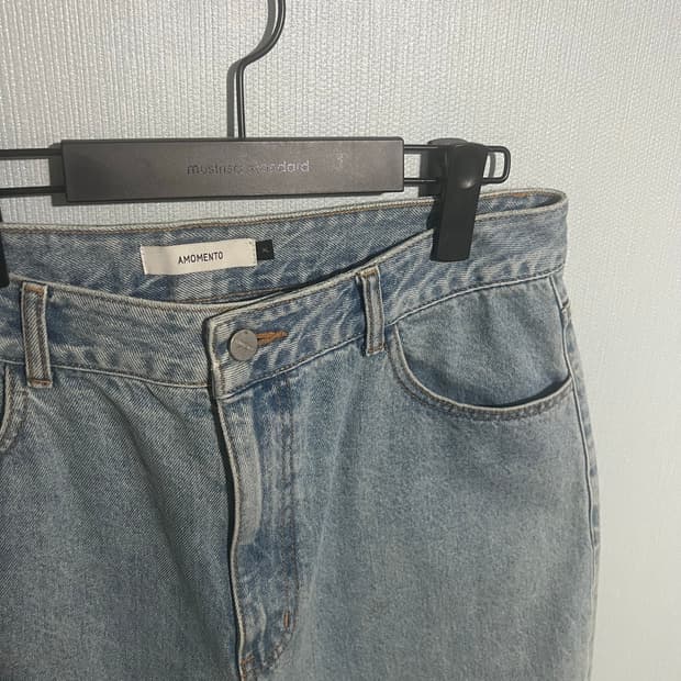 아모멘토 리사이클 데님팬츠 xl