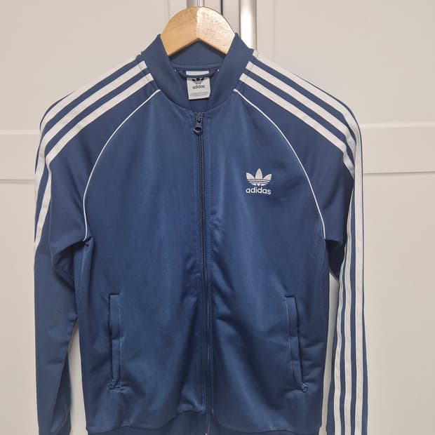아디다스 삼선 져지 네이비