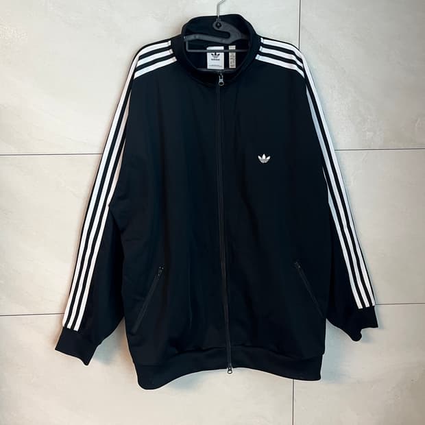 [루즈핏/2XL] 빅사이즈 아디다스 베켄바우어 져지 블랙