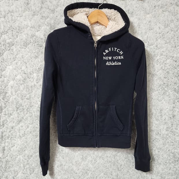 H744 [S] 아베크롬비 Y2K 털 후드 집업