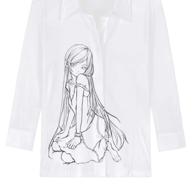 본네 쓰리쿼터 셔츠 bonnae