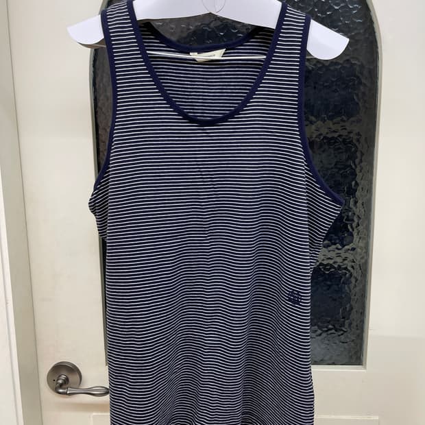 문선 슬리브리스 민소매 탑 L 사이즈