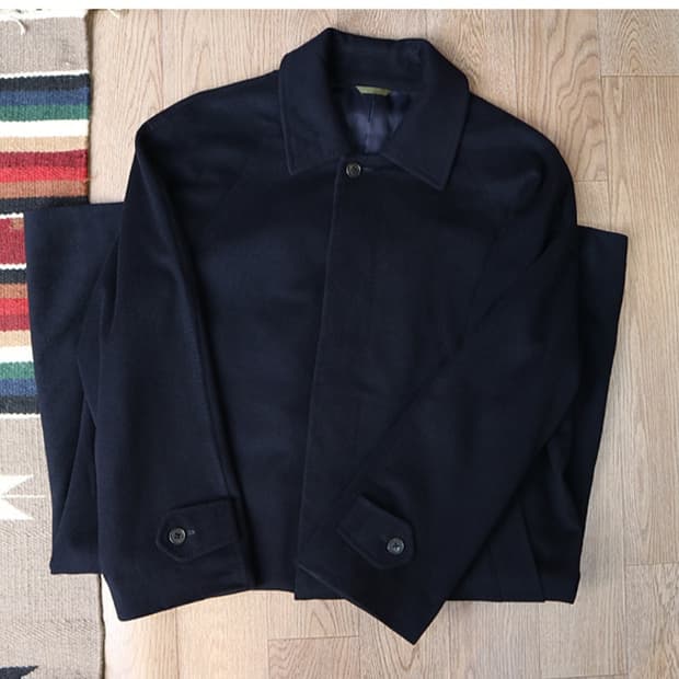 
일본판 D’URBAN 캐시미어 100% 발마칸 코트

