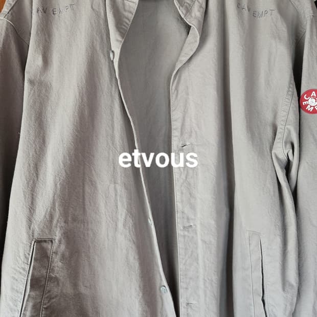 cavempt 카브엠트 셔츠재킷 M 라이트그레이 