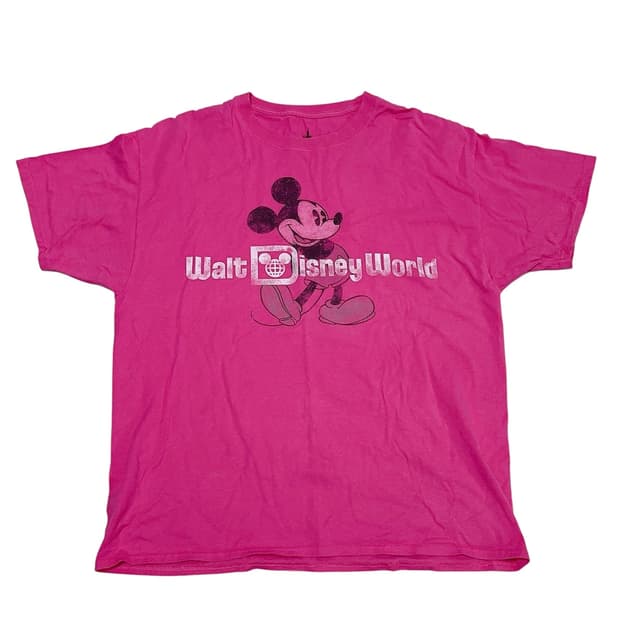 Disney Parks × Hanes 빈티지 미키마우스 티셔츠