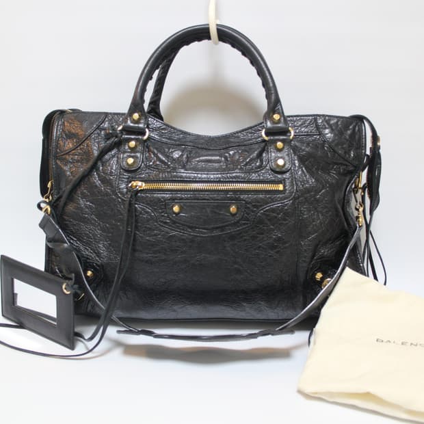 발렌시아가 모터백 시티 블랙 미디엄(정품)