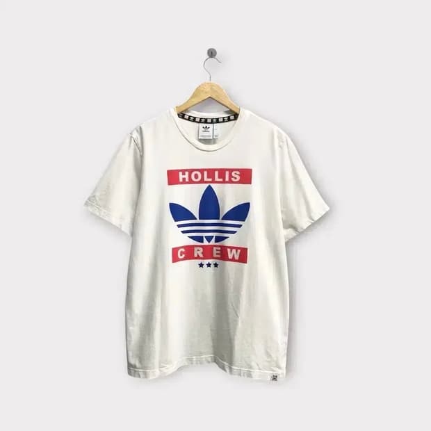 아디다스 X RUN DMC 콜라보 화이트 반팔티 2XL-3XL