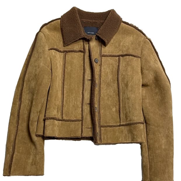 스웨이드 브라운 자켓