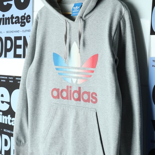 (L-XL) 아디다스 후드티셔츠 불꽃 오리지널 그레이-H31094