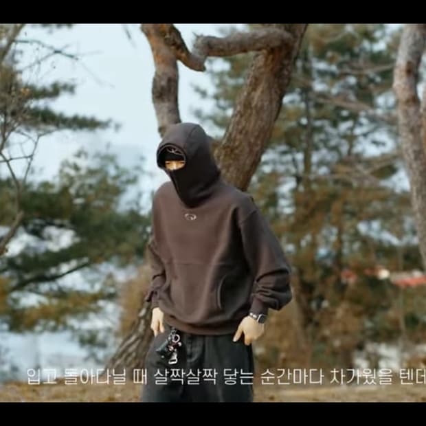 Lores 로어즈 바라클라바 후드티 L 1회착