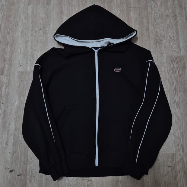 MUAH MUAH 무아무아 1982 오버핏 빅로고 기모 후드집업 FREE