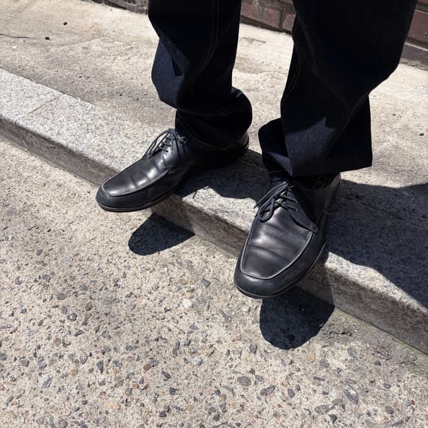 Prada Sport Leather Derby Shoes