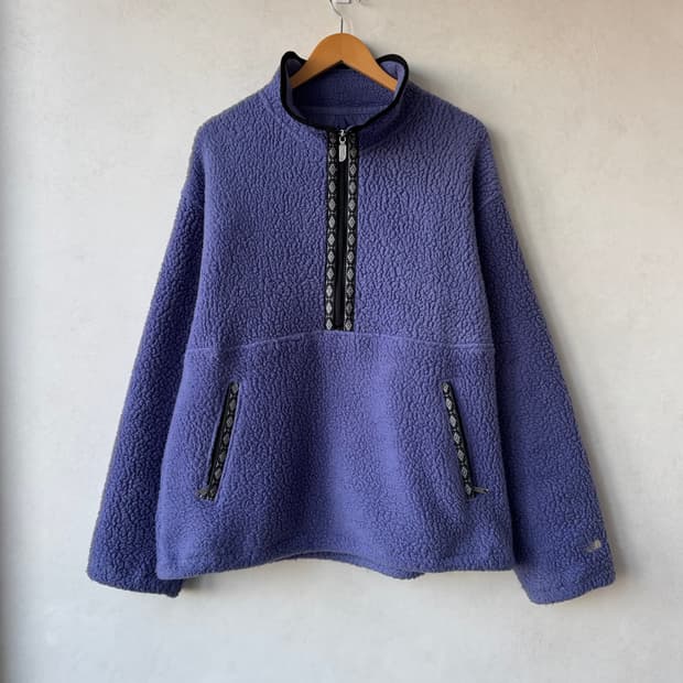 노스페이스 파플라벨 후리스 반집업