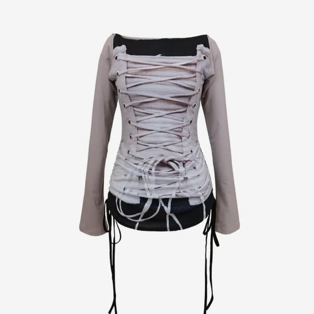 디티피 발렛 롱슬리브 코르셋