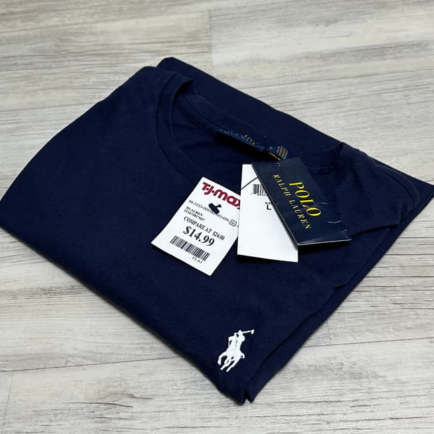 폴로 랄프 로렌 네이비 화이트 포니 반팔 티 판매 (100)