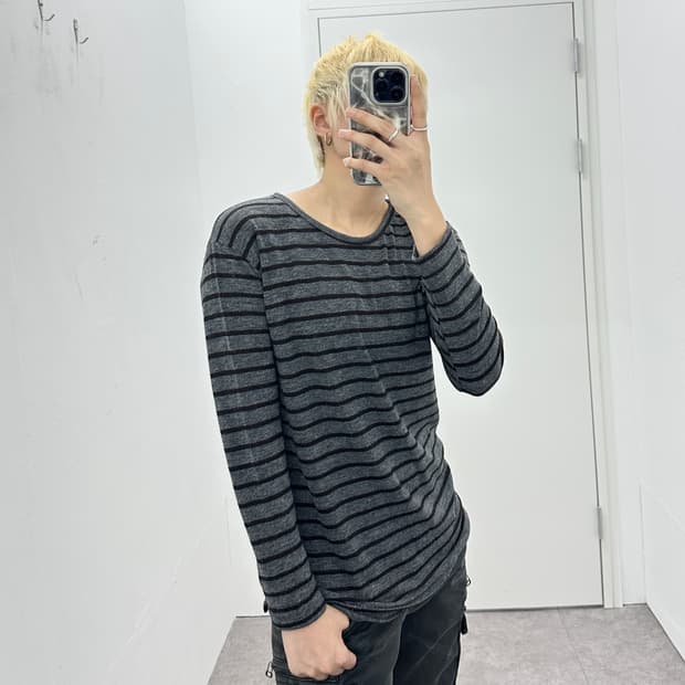 Vintage stripe knit top