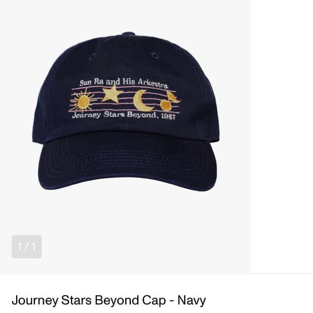 사운드굿 굿즈 뉴해튼 sun ra 캡모자