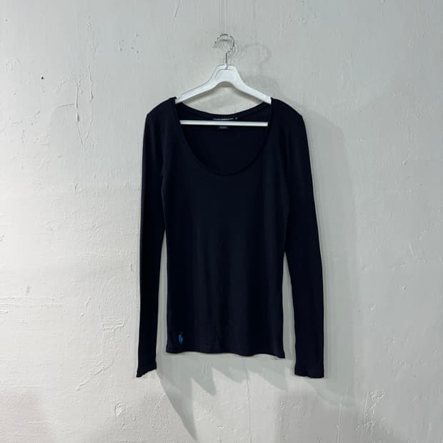 폴로랄프로렌 U넥 긴팔티 여성M