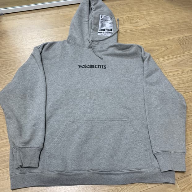 L)Vetements 베트멍 20ss 바코드 후드티