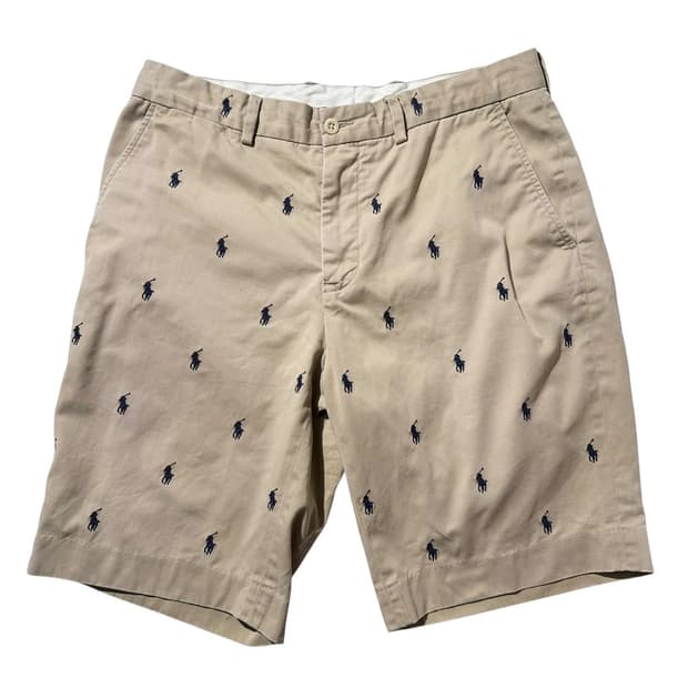 폴로 랄프로렌 멀티 포니 엠브로이디드 하프 팬츠 반바지