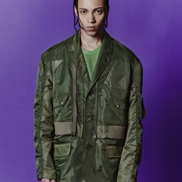 앤더슨벨 플라이트 봄버 블레이저 awa613m(KHAKI)