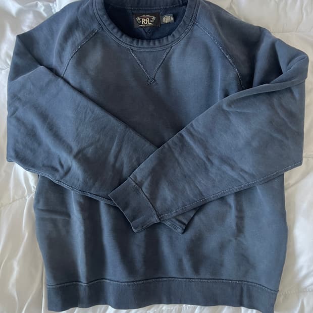 더블알엘 RRL 가먼트다잉 스웻셔츠 XL 국내매장구매 맨투맨
