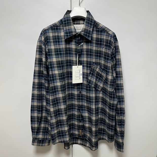 [L]이알엘 ERL 25fw BLUE PLAID 체크 셔츠