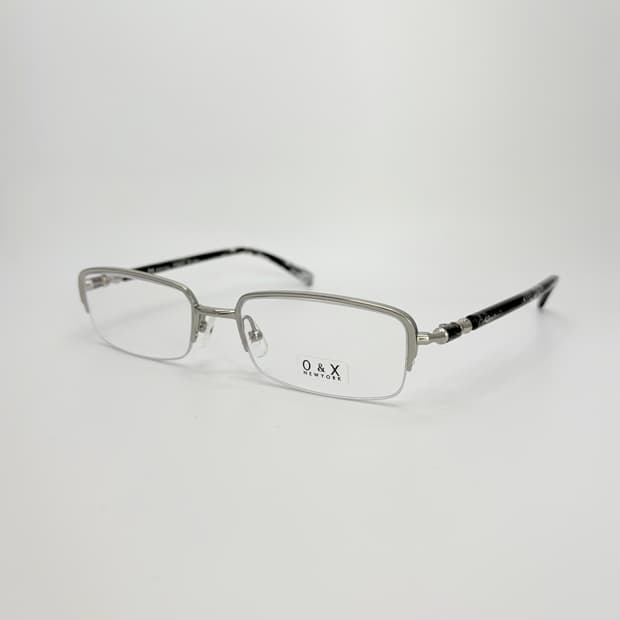 O&X 오앤엑스 실버 스퀘어 반무테 