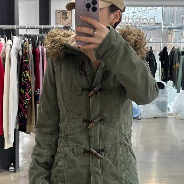 아베크롬비 Y2k 더플 울프죠 투웨이 야상자켓