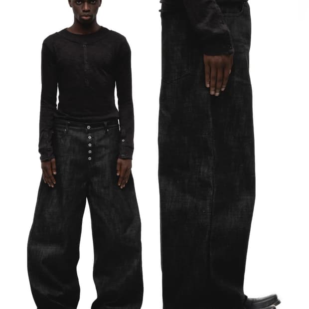 (M) 노페이스스튜디오 RAW DENIM BLACK