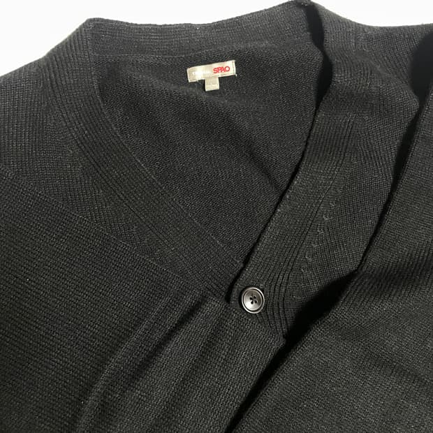 스파오 가디건 블랙 L