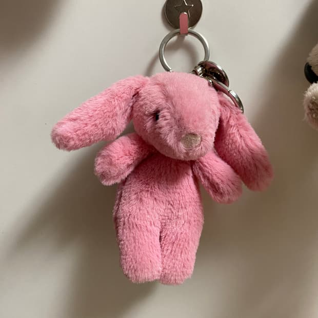젤리캣 키링 핑크 단종버전