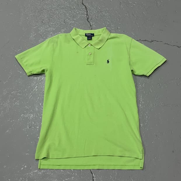폴로랄프로렌(PoloRalphLauren) 라임 그린 PK 반팔 카라티