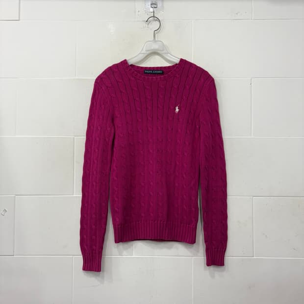 폴로랄프로렌 꽈배기니트