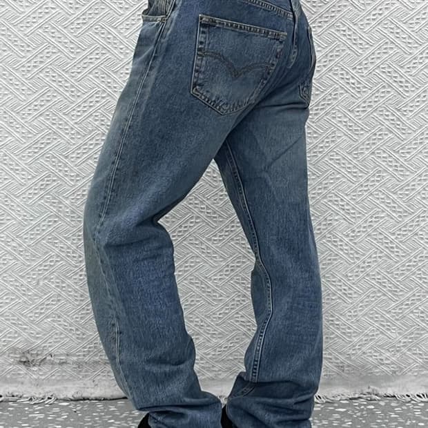 리바이스 501 올드스쿨 빈티지 워싱 데님팬츠 32인치 C10966