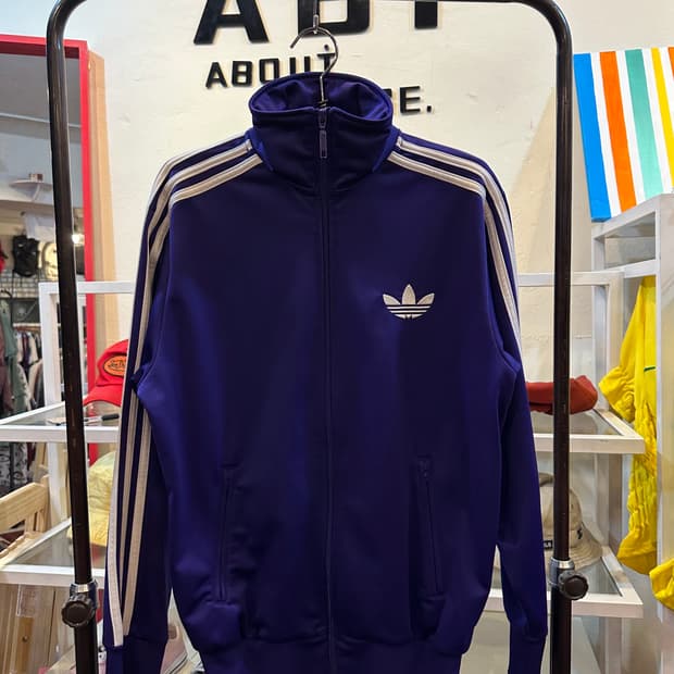 아디다스 구형 파이어버드 져지 퍼플 85size