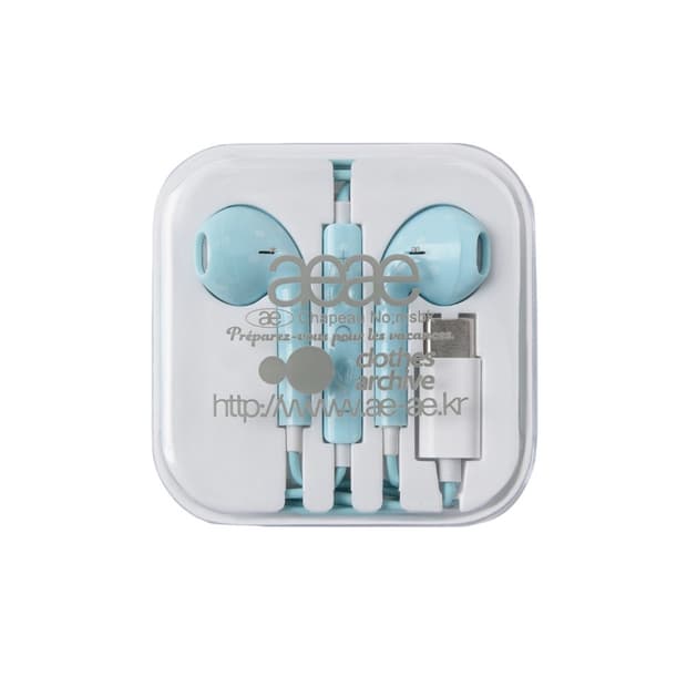aeae 이어폰 스카이블루
