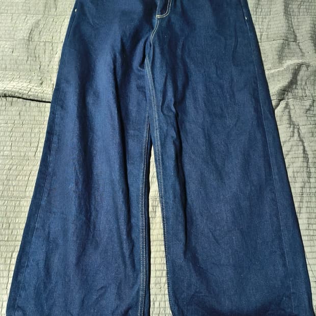 자라 와이드 데님 팬츠 32  1회착