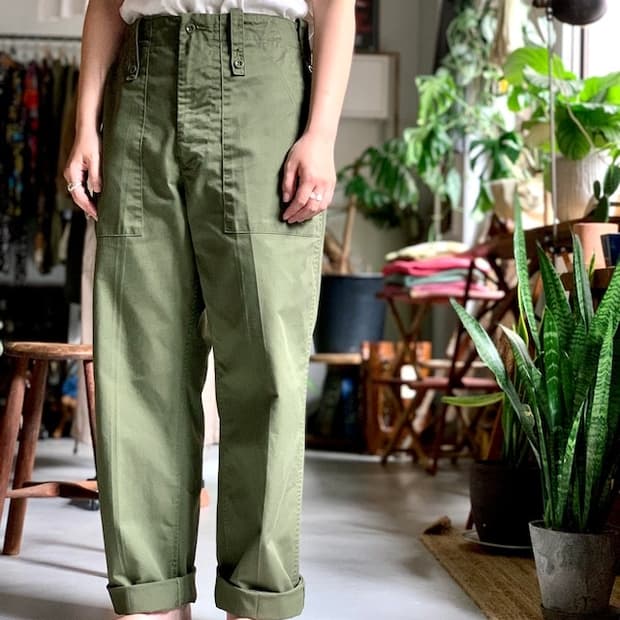 영국군 퍼티그 팬츠 30