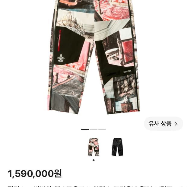팔라스 x 비비안 웨스트우드 고어텍스 트라우저 컬러 프린트 - 24FW