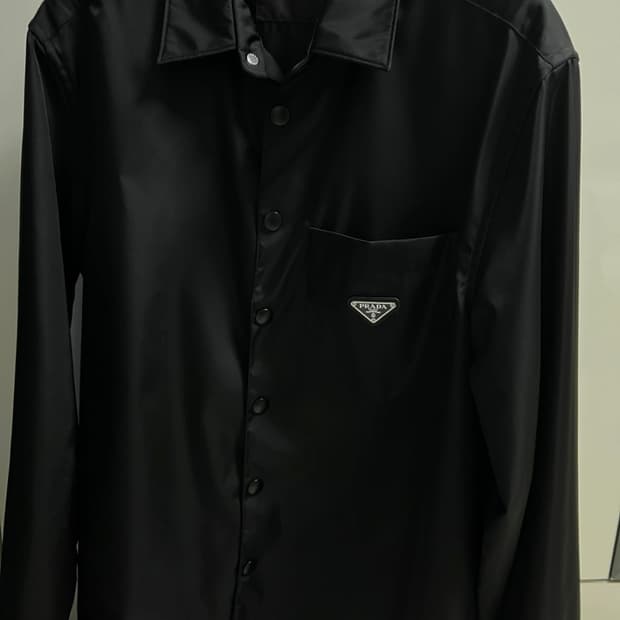 프라다 리나일론 셔츠 자켓