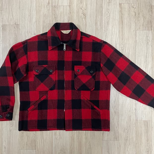 105) 60's JC페니 체크 울 맥키노자켓(RRL&LVC&폴로)