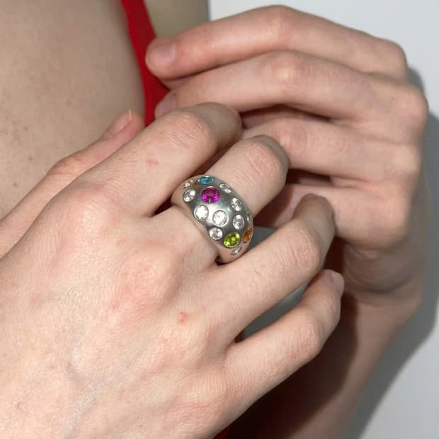 WAINEKE Bold Gemstone ring US 5.5