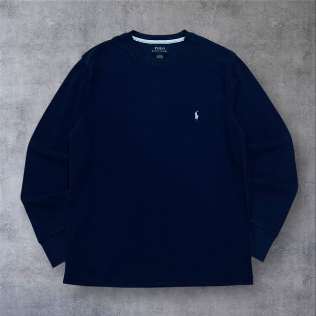 폴로 랄프로렌 포니 스몰 로고 네이비 롱 슬리브