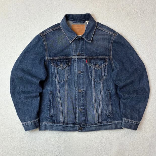 리바이스 00's 빈티지핏 데님 트러커 자켓 PN6013