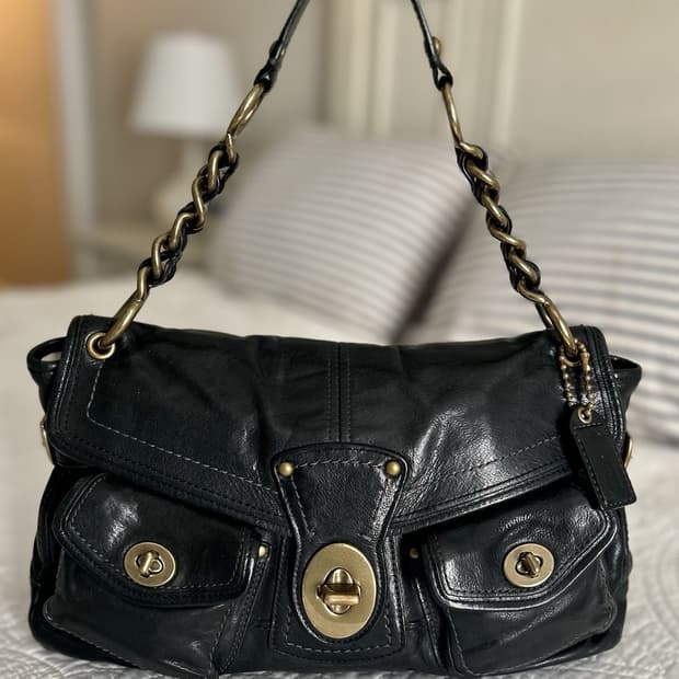 코치 레이 레거시 숄더백 coach leigh legacy bag