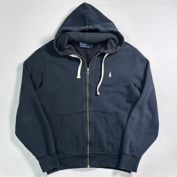 폴로 랄프로렌 블랙 후드집업